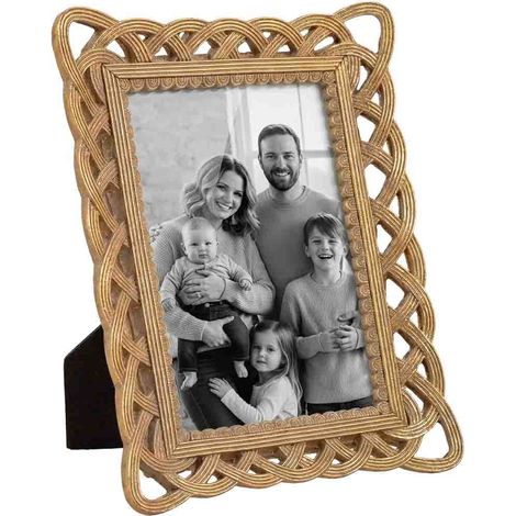 Porta fotos 10X15 dorado 15,6x2,5x20,4h cm