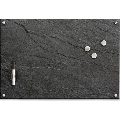 Magnettafel mit Glasoberfläche, trocken abwischbar, mit Magnetglas beschichtet, 40 x 60, ZELLER