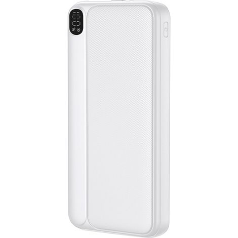 Bateria Externa Universal Power Bank 10.000 mAh (Tipo-C / Lightning) COOL Grip Blanco
