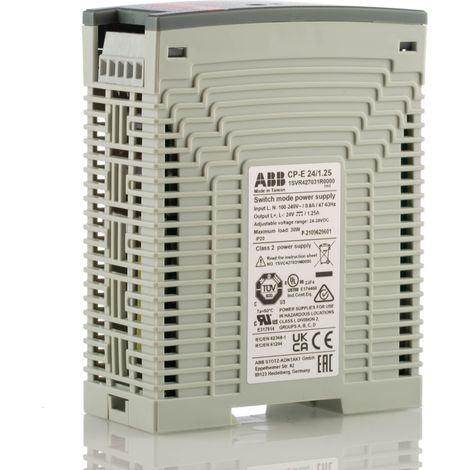 Alimentation pour rail DIN ABB, série CP-E, 24V c.c. 1.25A, 85 264V c.a., 30W ( Prix pour 1 )