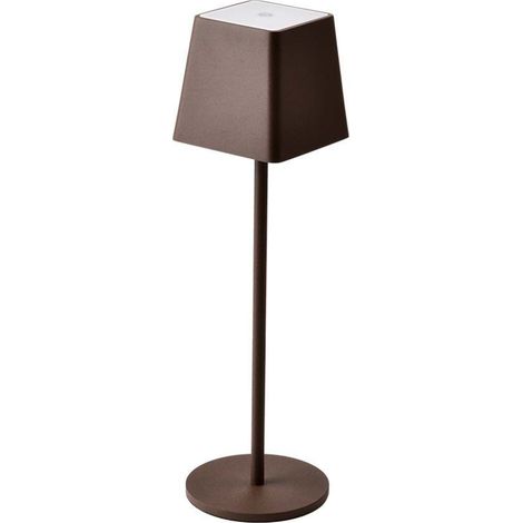 2W LAMPADA DA TAVOLO COLORE CORTEN IP54 3000K - Luce CALDA (1/5)