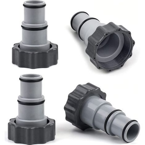 Lot de 2 adaptateurs de piscine A pour piscine Adaptateur de tuyau de piscine A 32-38 mm Adaptateur de tuyau avec filetage 2 pièces (type A) (1/5)