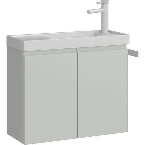 Mobile lavabo "Ferla 60" - 60 x 22 x 50 cm - Cashmere opaco (1/3)