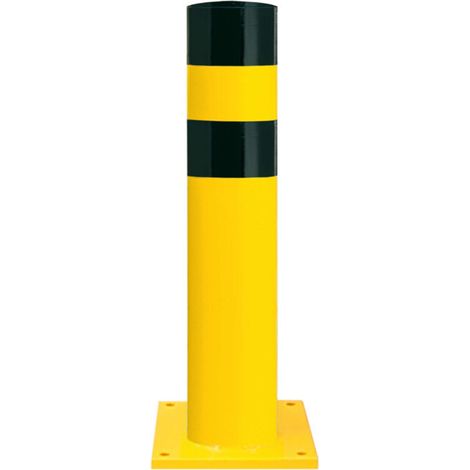 Moravia Borne anti-encastrement XXL acier noir/jaune 273 × 1200 mm à cheviller (1/5)