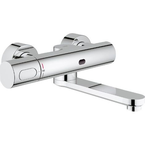 Grohe Eurosmart Cosmopolitan E Miscelatore termostatico per lavabo a parete con comando ad infrarossi M Cromo, 36333000 (1/3)