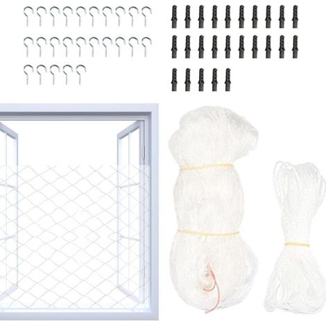 Filet de Sécurité pour Balcon, Protection Anti-Chute pour Chat et Animaux, Résistant aux Intempéries et Solide