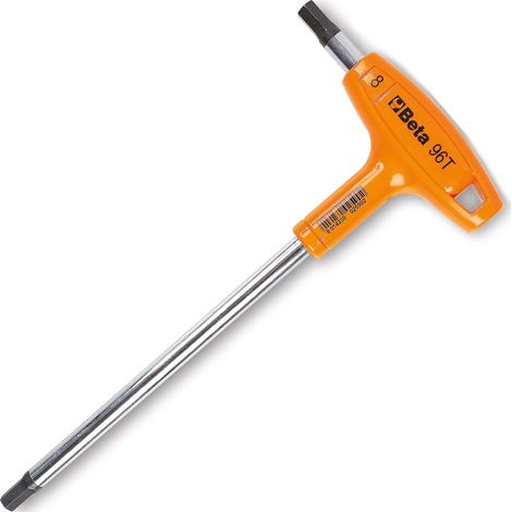 Beta 96T CHIAVE A T ESAGONALE BETA CON IMPUGNATURA 4 MM
