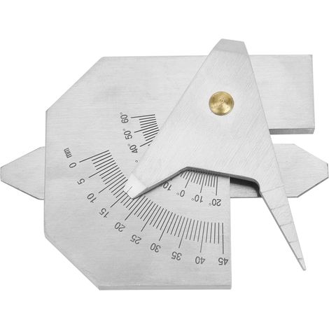 HJC45, calibre de soudure à glissement unique, calibre de soudure, calibres d'encastrement, règle d'essai pour acier inoxydable (1/5)