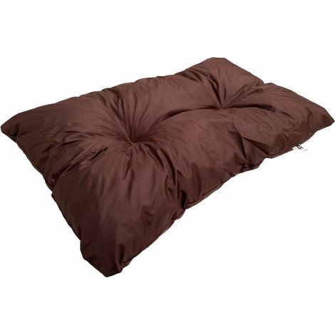 Coussin chien marron géant imperméable outdoor 140x80 cm (1/5)