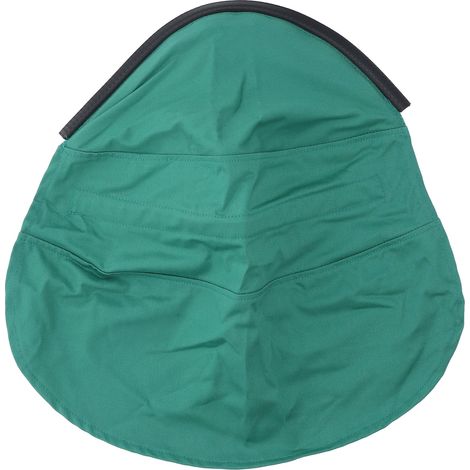 Ortviai Couvre-Casque à Souder en Coton Ignifuge Vert – Protection Intégrale pour Casques de Soudage Standard