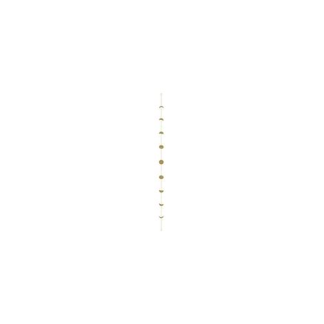 Moon Phase Wall Decor Moon Phase Hanging Garland Moon Bohemian Wall Art Boho Moon Hanging Ornaments with Metal Copper Chains for Wedding Party Home Wall Decorations (Gold) (1/5)