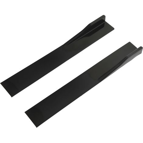 Lot de 2 bas de caisse arrière noirs brillants avec ailettes et diffuseur pour Honda Accord et Honda Civic. (1/5)