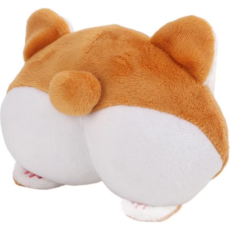 Peluche Corgi Ass qui couine, jouet à mâcher amusant et attrayant pour nettoyer les dents des chiens de petite et moyenne taille (1/5)