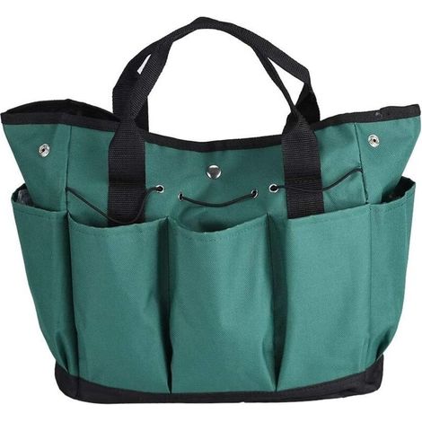 Sac Multifonction Jardin, 600D Multifonction Jardin Quincaillerie Sac Pliable Organisateur Sac à outils