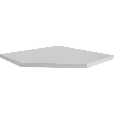 Sealey APMS30CSS Superline PRO Black Edition Stainless Steel Worktop for Modular Corner Cabinet 860mm