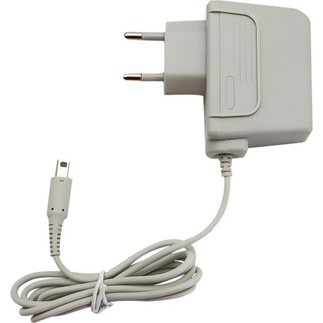 Adaptador de corriente para DS Lite, cargador adaptador de corriente CA compatible con Nintendo DS Lite (gris)