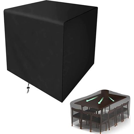 Housses de Table de Jardin Patio, 90 X 90 X 90 Cm/35,4 (1/5)