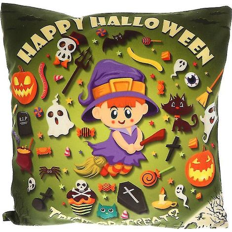 1 Kissenbezug für Halloween-Dekoration