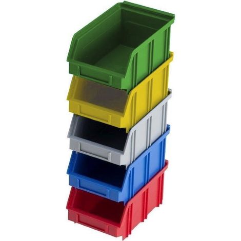 PROVOST - Bac à bec gerbable Probox - Vert - Dimensions 175 x 105 x 75 mm - Lot de 60