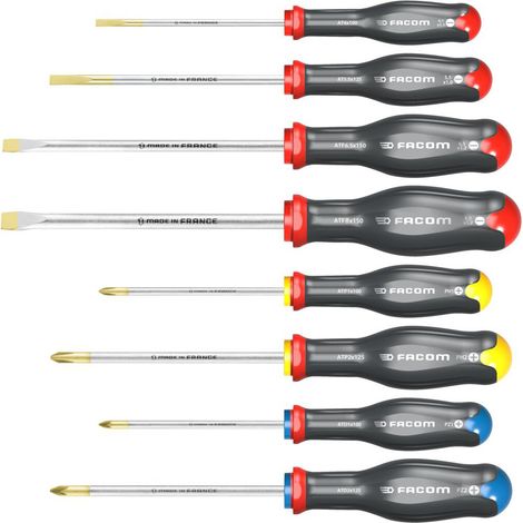 Set di 8 cacciaviti PROTWIST FACOM AT.J8PB
