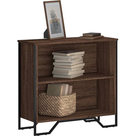 Bücherregal Braun Eichen-Optik 80x31x74,5 cm Holzwerkstoff