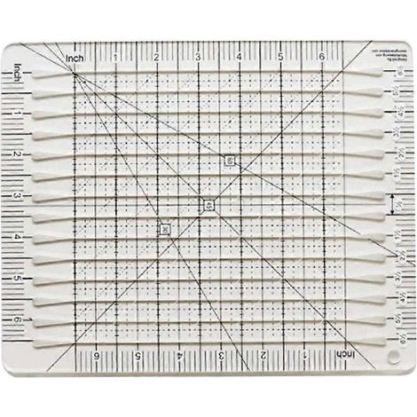 Nählineal, Stoffschneidelineal, Quiltzubehör, Werkzeuge, DIY, 6 Zoll