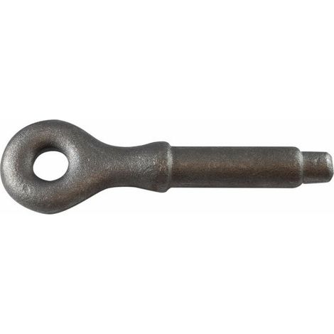 Occhione di aggancio per timoni di rimorchi in metallo grezzo Ø esterno 84mm Ø foro interno 30mm (1/3)
