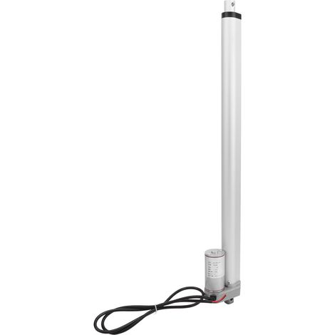 Vérin linéaire électrique silencieux 450mm 300N 24VDC, qualité industrielle, sans support, faible bruit, pour usage industriel. (1/5)