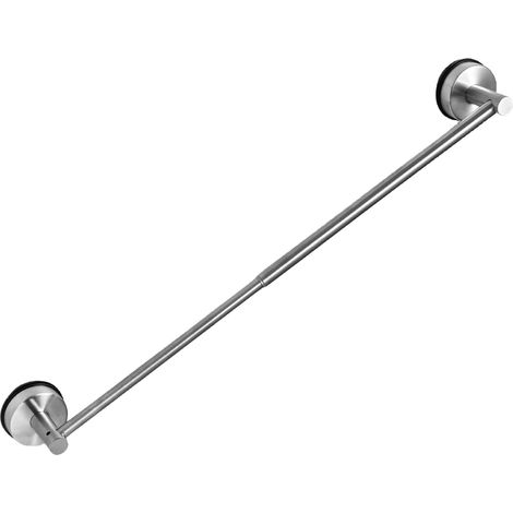 Barre Porte Serviette Ventouse Longueur réglable 17 - 29 pouces (1/4)