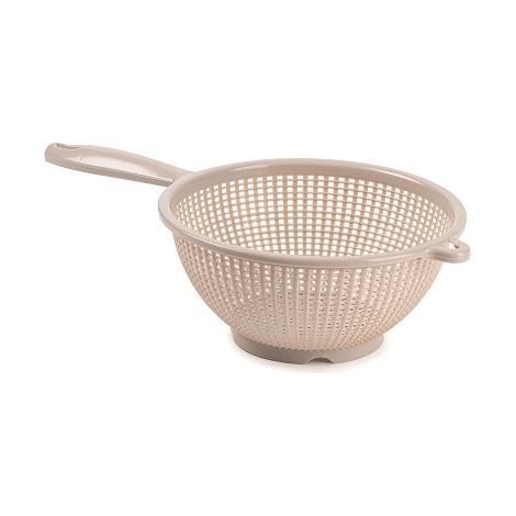 Escurridor verduras con mango plastico 19 cm Beige (1/4)