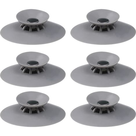 Bouchon De Vidange - Silicone Souple - Pour Baignoire Et Évier De Cuisine - Lot De 6
