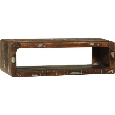 Meuble TV  Banc TV  Armoire TV 80 x 30 x 25 cm Bois massif de récupération (1/5)