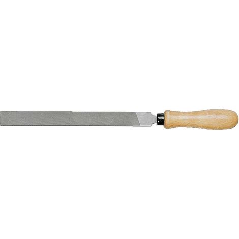 Limes plates à main manche bois 900 - Taille bâtarde - L200 mm - MOB (1/3)