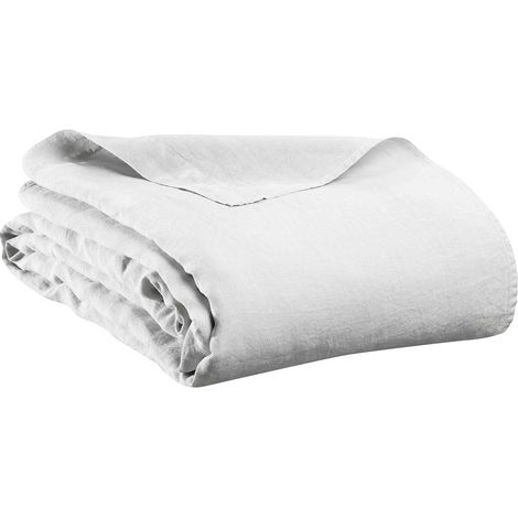VIVARAISE - Drap plat Vivaraise en chanvre blanc - 240 x 300 cm (1/5)