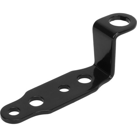 Support de phare scooter acier inoxydable 10 pouces grand diamètre trou 12mm support rétroviseur moto pour modification noir (1/5)