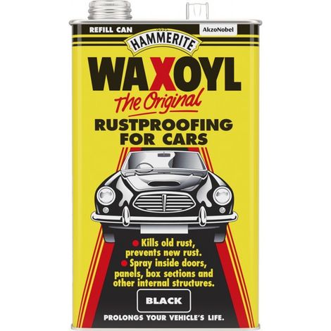 Hammerite 5092949 Waxoyl Refill Can Black 5 Litre HMMWAXOYLBL
