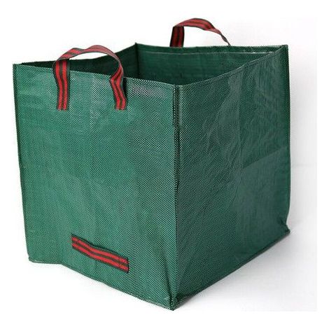 Sac de jardin réutilisable - 270 L - 50x50x50 cm - Vert - 1 pièce - Polypropylène durable - Résistant aux UV - Hydrofuge (1/5)