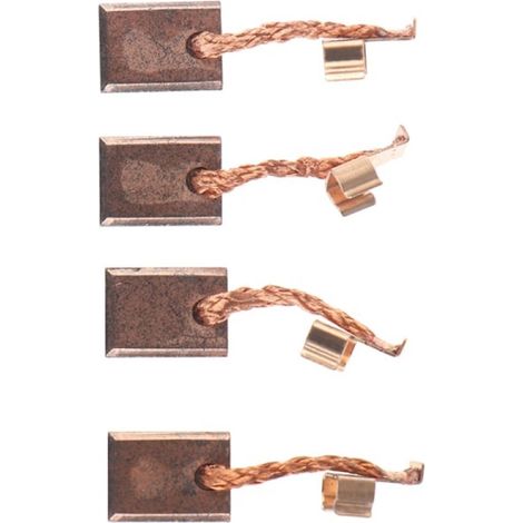 2 paires Balais de charbon CB-440, Cuivre haute qualité, Compatible moteurs CB-448 CB-436, Pour outils électroportatifs (1/5)