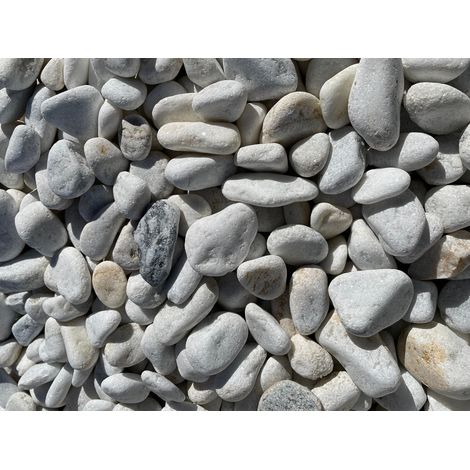 Canto rodado Blanco Macael / Big bag 1.000 kg. / 40-60 mm (1/5)