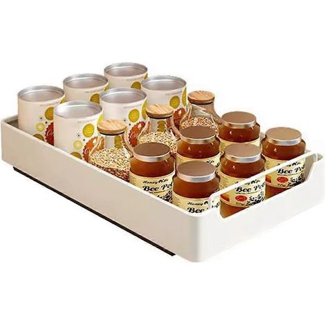 Pull out cuisine boîte rangement, placard organisateur support, épice pantry étagères, drawer panier, install, quiet (1/5)