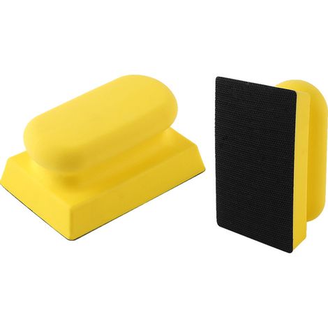 MINKUROW 2 Piezas Bloque De Lijado Manual Almohadilla De Papel De Lija Autoadhesiva Rectangular Herramienta De Pulido Para Trabajar La Madera Adecuada Para Pulir Pintura Y Yeso 66x96