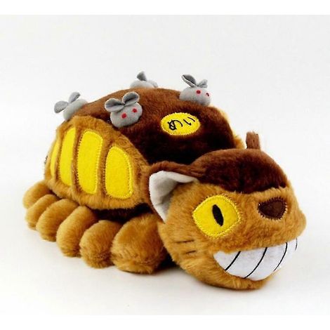 Peluche chat Totoro de 30 cm, mignon et animé, en forme de bus. Jouet en peluche doux et mignon, idéal comme cadeau kawaii. (1/5)