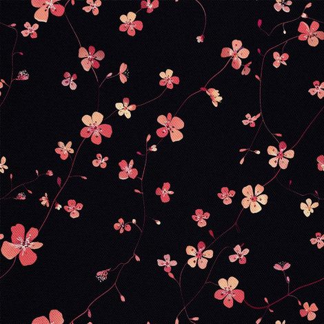 Tela Oxford para decoración de exteriores - Motivo de flores I DX5643 (1/5)