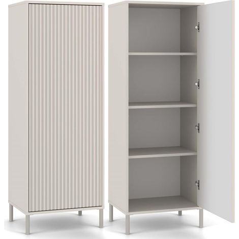 Cassettiera alta, cashmere, 53,5 x 147,5 x 40 cm (1/5)