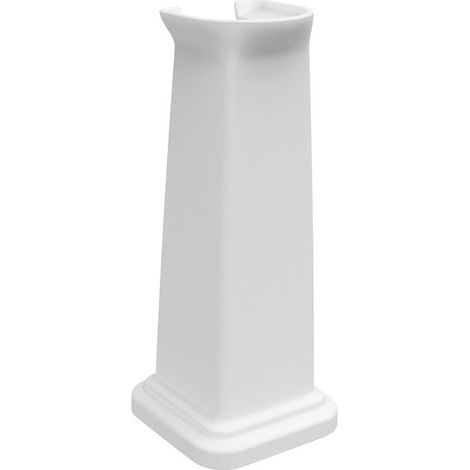 Colonne en céramique CLASSIC pour lavabo 66x27cm, blanc ExtraGlaze (1/4)