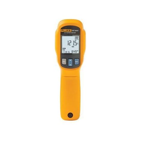 Fluke 64 MAX termómetro infrarrojo negro y amarillo