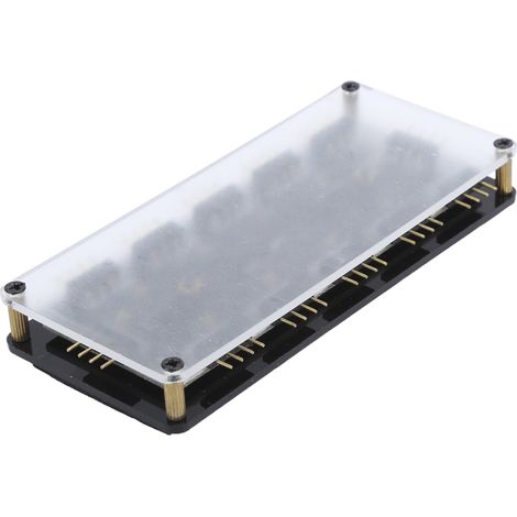Contrôleur RGB 12V 4 Broches 10 Ports pour Carte Mère PC de Bureau
