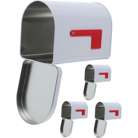 4pièces Boîte aux Lettres Lot pour Jouets et Snacks Organisation de Rangement pour Classe ou Maison Conteneur Décoratif pour Cadeaux et Friandises (1/5)