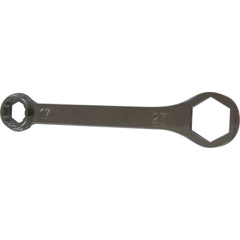 Schlüssel Achsmutter sifam clé écrou axe 17 et 27 Doppelgröße 17mm 27mm