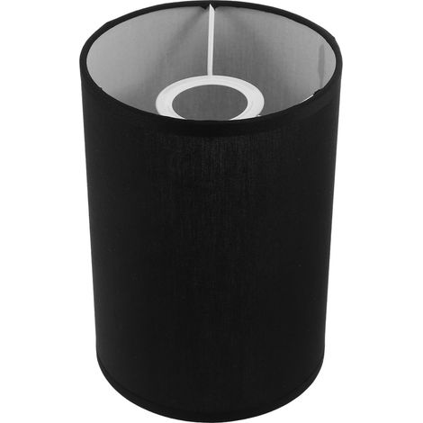 Round Lampshade E27 Black 20.00 X 14.00 X 14.00 Cm Iron, lightweight, easy to install, suitable for table lamps and floor lamps (1/5)